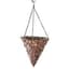 Gardener Select 12" Hanging Basket Cone Brown Wicker 3 Strand Hanger 6/CS — thumbnail 2 of 2