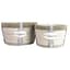 Gardener Select 2pc Grey Willow Flower Basket Planter 6/CS — thumbnail 2 of 2