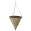 Gardener Select 12" Plastic Cone Hanging Basket Grey/Orange/Green 20/CS — thumbnail 2 of 2