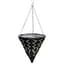 Gardener Select 14" Cone Hanging Basket Black 20/CS — thumbnail 2 of 2