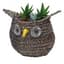 Gardener Select 10.5" Large Owl Rattan Rope Topiary 10/CS — thumbnail 2 of 2