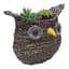 Gardener Select 9.5" Medium Owl Rattan Rope Topiary 12/CS — thumbnail 2 of 2