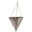 Gardener Select 14" Cone Mix Color Plastic Hanging Basket w/ Chain Hanger 20/CS — thumbnail 2 of 2
