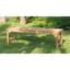 Gardener Select 4' Teak Waiting Bench — thumbnail 2 of 2