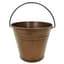 Gardener Select 6" Round Tin Bucket Antique Copper 6"wx5"h 48/CS — thumbnail 2 of 2