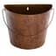 Gardener Select 10.2" Half Round Wall Bucket Rusty 10.2"x5.1"x8.7" 12/CS — thumbnail 2 of 2