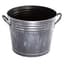 Gardener Select 11.8" Bucket Planter Antique Black 11.8"x9.5"x9.6" 12/CS — thumbnail 2 of 2
