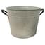 Gardener Select 11.8" White Metal Planter with Handles — thumbnail 2 of 2