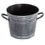 Gardener Select 8" Bucket Planter Antique Black 8"x6.3"x6.5" 12/CS — thumbnail 2 of 2