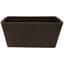 Gardener Select 10" Rectangle Balcony Planter Chocolate — thumbnail 2 of 2