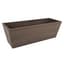 Gardener Select 19" Rectangle Balcony Planter Chocolate — thumbnail 2 of 2