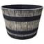 Gardener Select 12" Nat Whiskey Brl Round Planter 12/CS — thumbnail 2 of 2