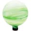 Gardener Select 10" Green Swirl Glass Gazing Globe — thumbnail 2 of 2
