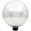 Gardener Select 10" Silver Plated Glass Garden Globe — thumbnail 2 of 2