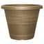 Grower Select 17.20 Rattan Rolled Rim Planter Antique Brass 20/CS — thumbnail 2 of 2