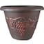 Grower Select 18.00 Grapevine Pot Black With Red Wash Each 410/PL, 18.11in OD x 18.11in H x 13.78in Base, 10.3Gal — thumbnail 2 of 2