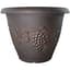 Grower Select 18.00 Grapevine Pot Black With Bronze Wash Each 410/PL, 18.11in OD x 18.11in H x 13.78in Base, 10.3Gal — thumbnail 2 of 2