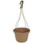 Grower Select 12.00 Twist Hanging Basket 2.32gal With 4-Strand Plastic Hanger Mocha 50/CS — thumbnail 2 of 2