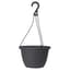 Grower Select 13.00 Everest Hanging Basket, With 18in Hanger, Black, 64 per Case, 12.99in OD x 7.48in H, 2.8 Gallon — thumbnail 2 of 2
