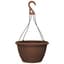 Grower Select 13.00 Wicker Hanging Basket with Hanger Chestnut 2.62gal 50/CS - 13in OD x 7.5in H — thumbnail 2 of 2