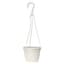 Grower Select 06.00 Bella Hanging Basket With Hanger, Cotton White, 46 per Case, 6in OD x 4.4in H x  4.0in BD , 1.2 Liters, 0.3 Gallon — thumbnail 2 of 2