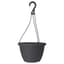 Grower Select 10.00 Everest Hanging Basket, With 18in Hanger, Black, 70 per Case, 10.08in OD x 6.99in H, 1.5 Gallon — thumbnail 2 of 2