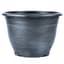 Grower Select 10.00 Tara Pot Silver Wash 6.5 Liter 1.72gal 48/CS - 10.83in OD x 7.68in H LF1102 — thumbnail 2 of 2