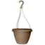 Grower Select 10.50 Cove Combo Hanging Basket, with Hanger, Ginger, 66 per Case, 10.51in OD x 6.75in H,  1.68Gallon — thumbnail 2 of 2