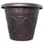 Grower Select 18.00 Lattice Pot Black / Copper 7.45gal 15/CS — thumbnail 2 of 2