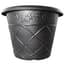 Grower Select 14.00 Lattice Pot Black / Silver 3.5gal 30/CS - 13.8in Top OD x 8.3in Base OD x 10.3in H — thumbnail 2 of 2