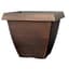 Grower Select 14.50 Square Cove Planter Warm Copper 20/CS — thumbnail 2 of 2