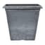 Grower Select 10.00 Winchester Square Planter Aged Black 58/CS, 10.2in OD x 9.3in H x 6.4in BD, 9.5 Liters, 2.5 Gallons — thumbnail 2 of 2