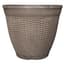 Grower Select 17.00 Wicker Pot Round Coffee Cream 22/CS, 17in OD x 14.5in H x 9.45in BD, 34.2 Liters, 9 Gallons — thumbnail 2 of 2