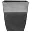 Grower Select 17.00 Hendrix Tall Square Planter Antique White Top Aged Black Bottom 15.19gal 13/CS - 17.01in OD X 19in H — thumbnail 2 of 2