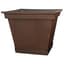 Grower Select 17.00 Harvest Garden Square Planter Mahogany 12/CS — thumbnail 2 of 2