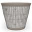 Grower Select 18.00 Whale Tail Round Planter Cappuccino w/White 13/CS, 17.6in OD x 14.19in H, 8.7 Gallons — thumbnail 2 of 2