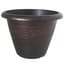 Grower Select 16.00 Wave Planter Copper Brush on Black 4.65gal 25/CS - 16in OD x 11.8in H x 8.56in BD — thumbnail 2 of 2