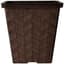 HC 14" Borden Square Low Planter Chestnut — thumbnail 2 of 2