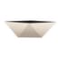 HC 8" Deco Faceted Bowl Vanilla Bisque — thumbnail 2 of 2