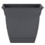 HC 8" Eclipse Square Planter Warm Gray — thumbnail 2 of 2