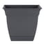 HC 10" Eclipse Square Planter Warm Gray — thumbnail 2 of 2