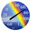 Headwind 12.5" EZ Read Dial Thermometer Rainbow — thumbnail 2 of 2
