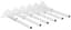 Fast Fit Rolling Bench Height Reduction Kit 4in Leg (6/CS) — thumbnail 2 of 2