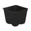 Gro Pro 4in Square Plastic Pot Black (880/CS) — thumbnail 2 of 2
