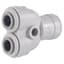 John Guest 1/4in QC 2-Way Splitter (10/PK) — thumbnail 2 of 2