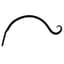 Hookery 9" Curved Hanger W/ Upturned Hook — thumbnail 2 of 2