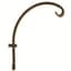 Hookery 16" Forged Curl Curve Downturned Hanger — thumbnail 2 of 2