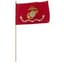 FlagZone 12"x18" Marine Corps Poly Cotton Stick — thumbnail 2 of 2