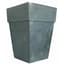HC 16" Avino Square Planter Oxidized Black Listo — thumbnail 2 of 2