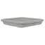 Michael Carr 11.8" Glazed Square Saucer Dallas Gray — thumbnail 2 of 2